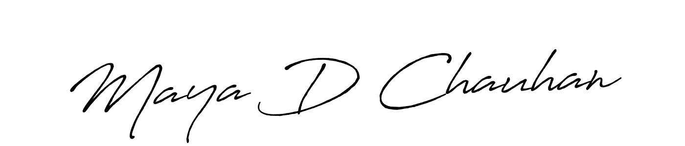 How to Draw Maya D Chauhan signature style? Antro_Vectra_Bolder is a latest design signature styles for name Maya D Chauhan. Maya D Chauhan signature style 7 images and pictures png