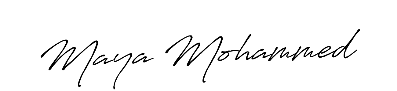 Here are the top 10 professional signature styles for the name Maya Mohammed. These are the best autograph styles you can use for your name. Maya Mohammed signature style 7 images and pictures png