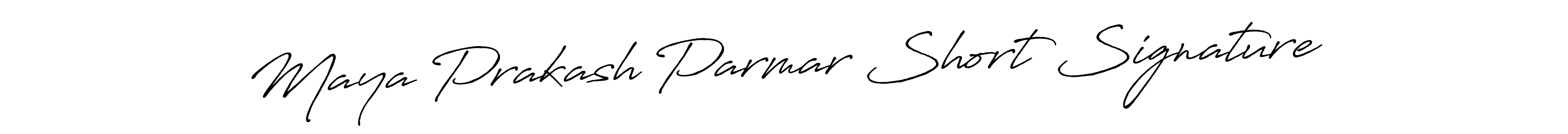 How to make Maya Prakash Parmar Short Signature name signature. Use Antro_Vectra_Bolder style for creating short signs online. This is the latest handwritten sign. Maya Prakash Parmar Short Signature signature style 7 images and pictures png