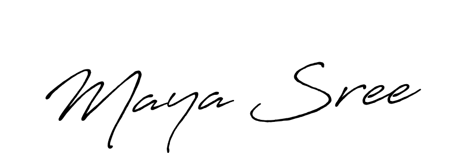 The best way (Antro_Vectra_Bolder) to make a short signature is to pick only two or three words in your name. The name Maya Sree include a total of six letters. For converting this name. Maya Sree signature style 7 images and pictures png