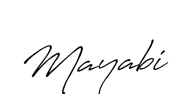 Mayabi stylish signature style. Best Handwritten Sign (Antro_Vectra_Bolder) for my name. Handwritten Signature Collection Ideas for my name Mayabi. Mayabi signature style 7 images and pictures png