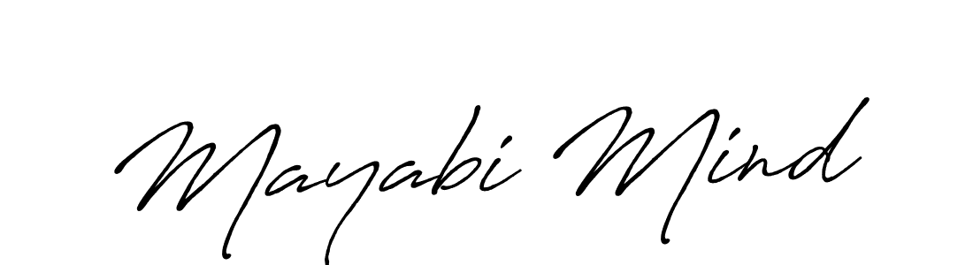 Here are the top 10 professional signature styles for the name Mayabi Mind. These are the best autograph styles you can use for your name. Mayabi Mind signature style 7 images and pictures png