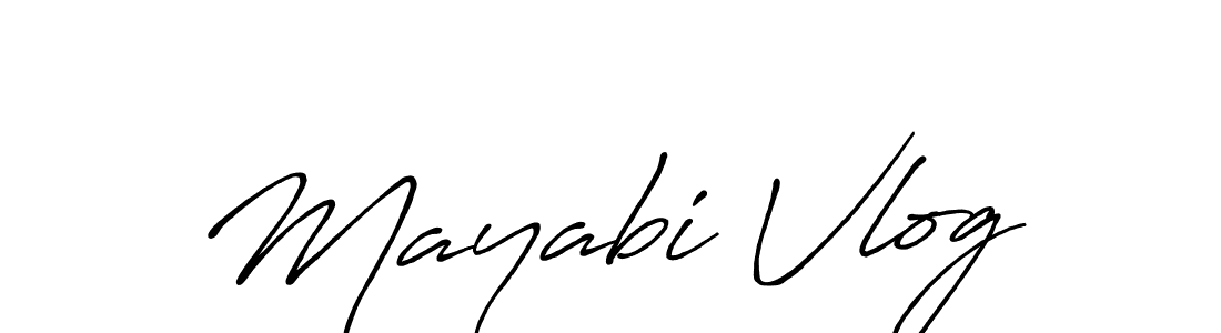 You should practise on your own different ways (Antro_Vectra_Bolder) to write your name (Mayabi Vlog) in signature. don't let someone else do it for you. Mayabi Vlog signature style 7 images and pictures png