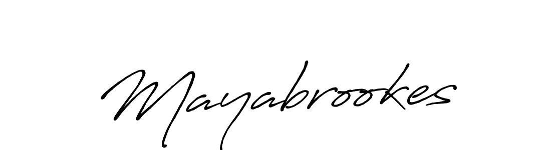 Also You can easily find your signature by using the search form. We will create Mayabrookes name handwritten signature images for you free of cost using Antro_Vectra_Bolder sign style. Mayabrookes signature style 7 images and pictures png