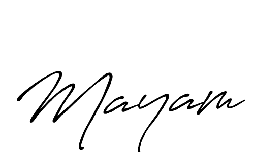 The best way (Antro_Vectra_Bolder) to make a short signature is to pick only two or three words in your name. The name Mayam include a total of six letters. For converting this name. Mayam signature style 7 images and pictures png