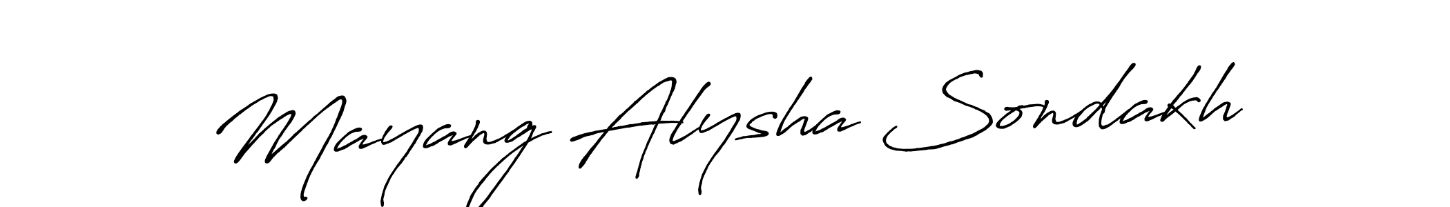 You can use this online signature creator to create a handwritten signature for the name Mayang Alysha Sondakh. This is the best online autograph maker. Mayang Alysha Sondakh signature style 7 images and pictures png