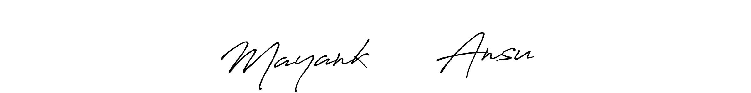 You can use this online signature creator to create a handwritten signature for the name Mayank ❤️❤️ Ansu. This is the best online autograph maker. Mayank ❤️❤️ Ansu signature style 7 images and pictures png