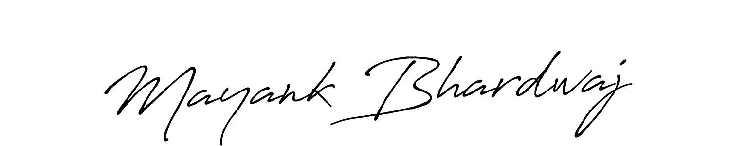 It looks lik you need a new signature style for name Mayank Bhardwaj. Design unique handwritten (Antro_Vectra_Bolder) signature with our free signature maker in just a few clicks. Mayank Bhardwaj signature style 7 images and pictures png