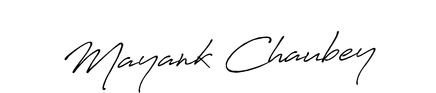 You should practise on your own different ways (Antro_Vectra_Bolder) to write your name (Mayank Chaubey) in signature. don't let someone else do it for you. Mayank Chaubey signature style 7 images and pictures png