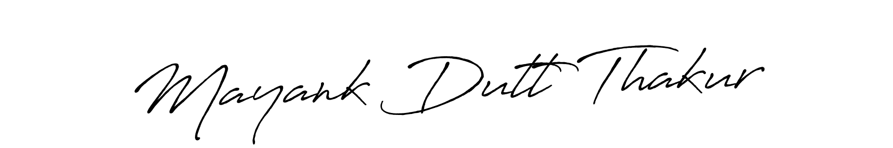 Use a signature maker to create a handwritten signature online. With this signature software, you can design (Antro_Vectra_Bolder) your own signature for name Mayank Dutt Thakur. Mayank Dutt Thakur signature style 7 images and pictures png