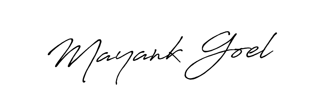 Also You can easily find your signature by using the search form. We will create Mayank Goel name handwritten signature images for you free of cost using Antro_Vectra_Bolder sign style. Mayank Goel signature style 7 images and pictures png