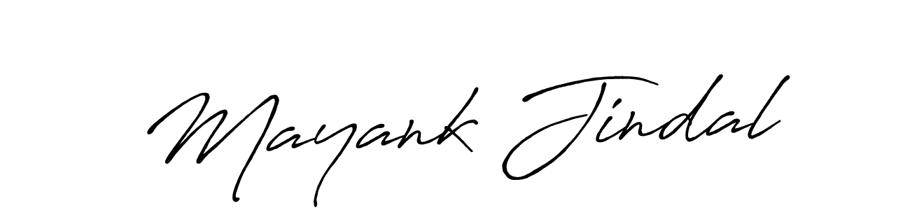How to make Mayank Jindal name signature. Use Antro_Vectra_Bolder style for creating short signs online. This is the latest handwritten sign. Mayank Jindal signature style 7 images and pictures png