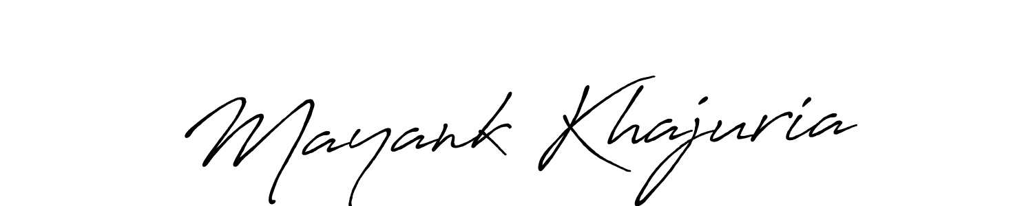 Also we have Mayank Khajuria name is the best signature style. Create professional handwritten signature collection using Antro_Vectra_Bolder autograph style. Mayank Khajuria signature style 7 images and pictures png