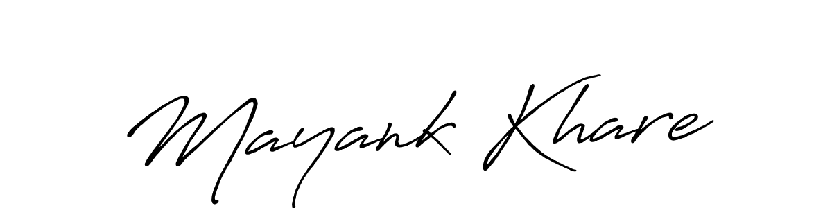 This is the best signature style for the Mayank Khare name. Also you like these signature font (Antro_Vectra_Bolder). Mix name signature. Mayank Khare signature style 7 images and pictures png