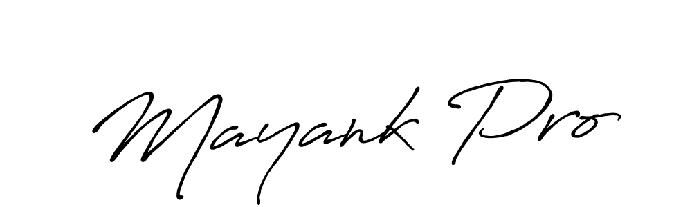 How to Draw Mayank Pro signature style? Antro_Vectra_Bolder is a latest design signature styles for name Mayank Pro. Mayank Pro signature style 7 images and pictures png