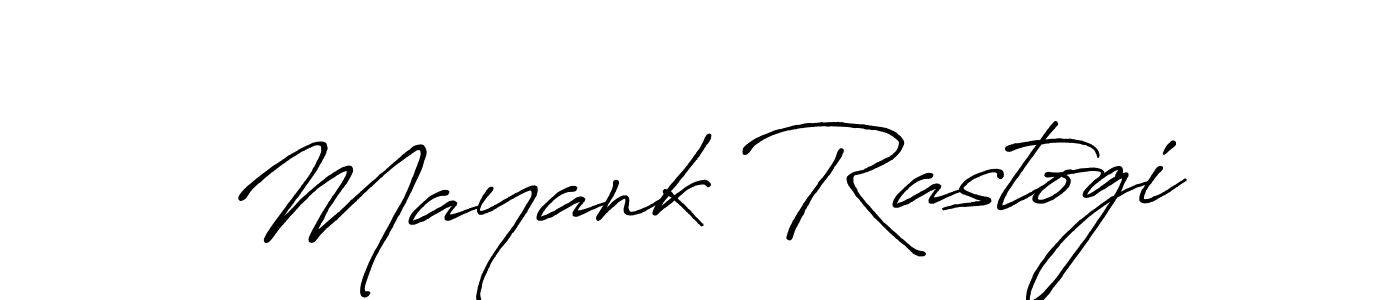 It looks lik you need a new signature style for name Mayank Rastogi. Design unique handwritten (Antro_Vectra_Bolder) signature with our free signature maker in just a few clicks. Mayank Rastogi signature style 7 images and pictures png