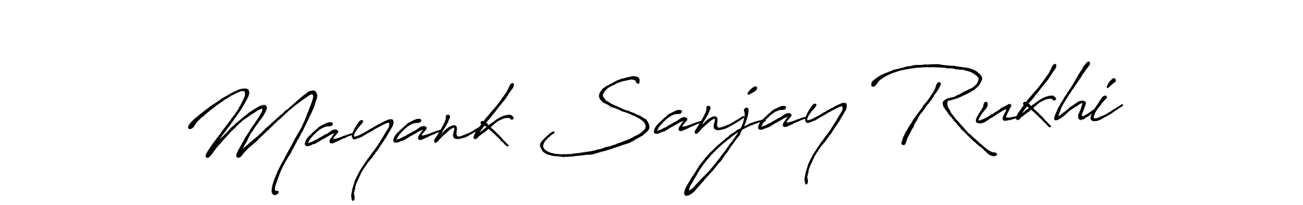 This is the best signature style for the Mayank Sanjay Rukhi name. Also you like these signature font (Antro_Vectra_Bolder). Mix name signature. Mayank Sanjay Rukhi signature style 7 images and pictures png