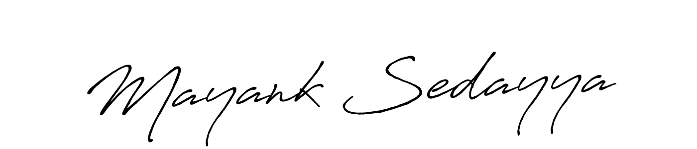 It looks lik you need a new signature style for name Mayank Sedayya. Design unique handwritten (Antro_Vectra_Bolder) signature with our free signature maker in just a few clicks. Mayank Sedayya signature style 7 images and pictures png