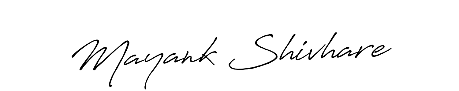 Also we have Mayank Shivhare name is the best signature style. Create professional handwritten signature collection using Antro_Vectra_Bolder autograph style. Mayank Shivhare signature style 7 images and pictures png