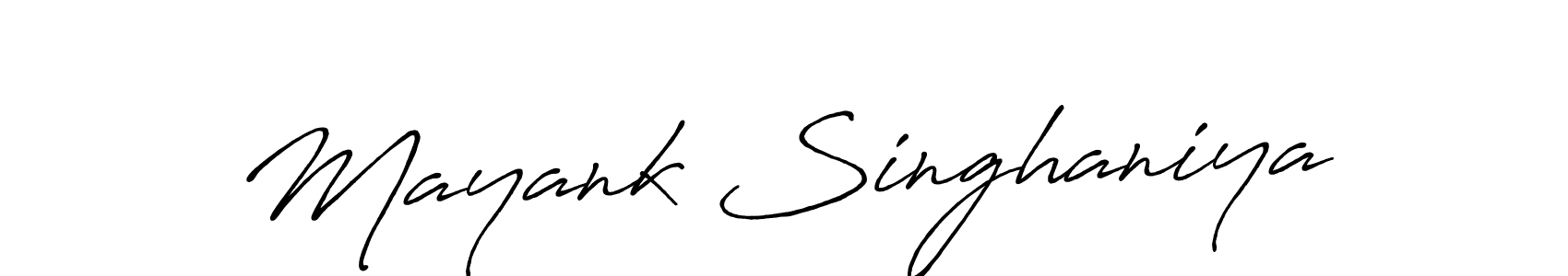 The best way (Antro_Vectra_Bolder) to make a short signature is to pick only two or three words in your name. The name Mayank Singhaniya include a total of six letters. For converting this name. Mayank Singhaniya signature style 7 images and pictures png