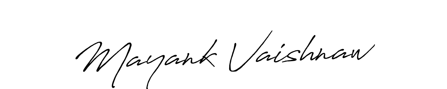 This is the best signature style for the Mayank Vaishnaw name. Also you like these signature font (Antro_Vectra_Bolder). Mix name signature. Mayank Vaishnaw signature style 7 images and pictures png