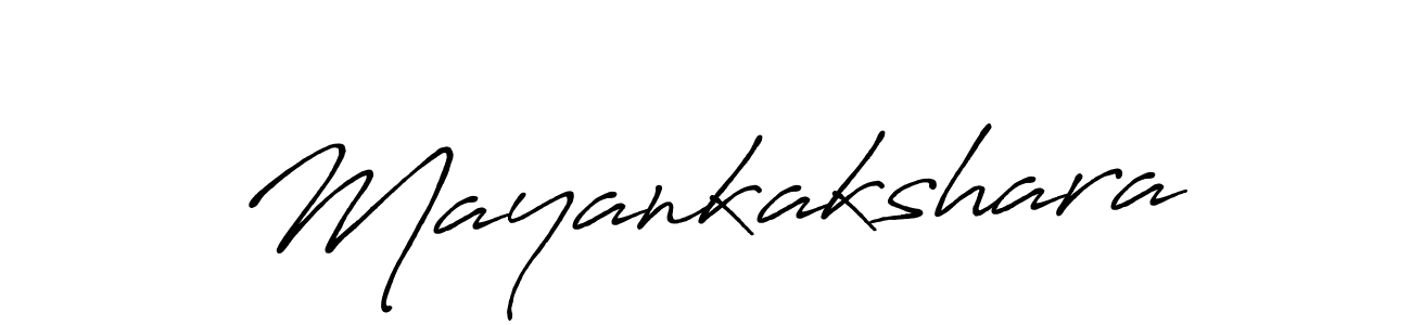 How to make Mayankakshara name signature. Use Antro_Vectra_Bolder style for creating short signs online. This is the latest handwritten sign. Mayankakshara signature style 7 images and pictures png