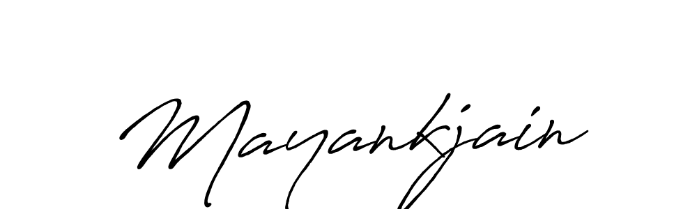 Also we have Mayankjain name is the best signature style. Create professional handwritten signature collection using Antro_Vectra_Bolder autograph style. Mayankjain signature style 7 images and pictures png