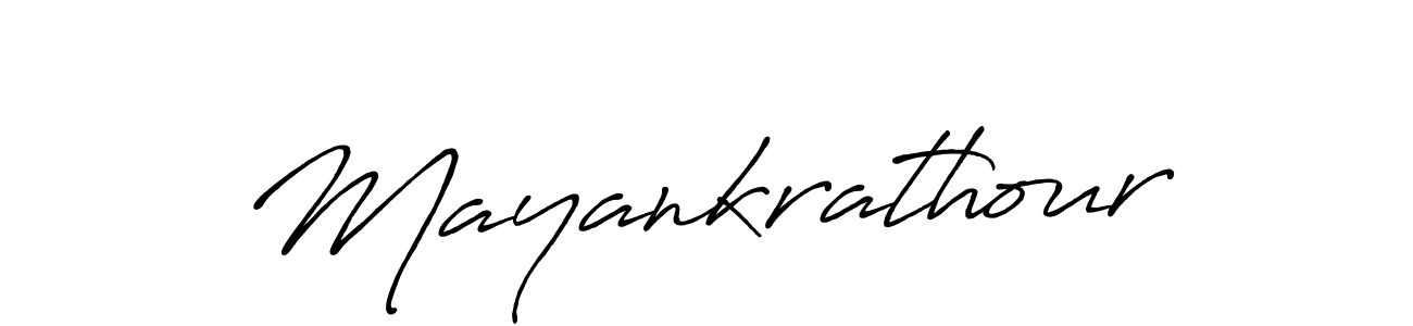 Make a beautiful signature design for name Mayankrathour. With this signature (Antro_Vectra_Bolder) style, you can create a handwritten signature for free. Mayankrathour signature style 7 images and pictures png