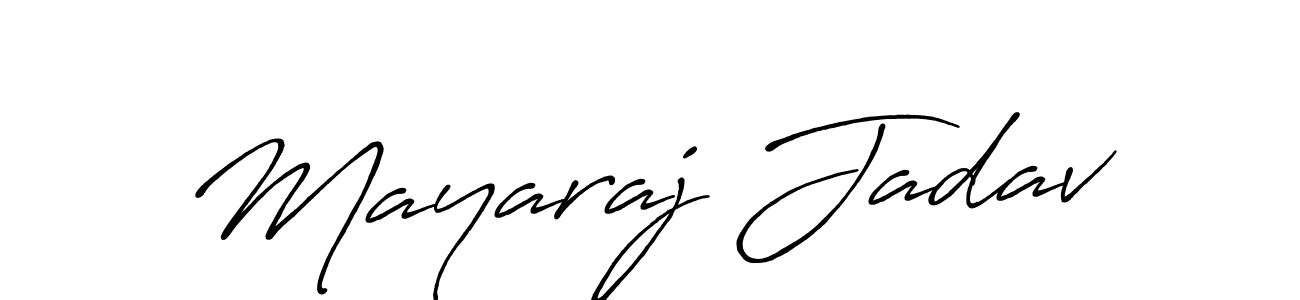 You should practise on your own different ways (Antro_Vectra_Bolder) to write your name (Mayaraj Jadav) in signature. don't let someone else do it for you. Mayaraj Jadav signature style 7 images and pictures png