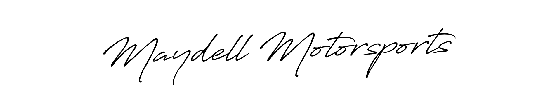How to make Maydell Motorsports signature? Antro_Vectra_Bolder is a professional autograph style. Create handwritten signature for Maydell Motorsports name. Maydell Motorsports signature style 7 images and pictures png