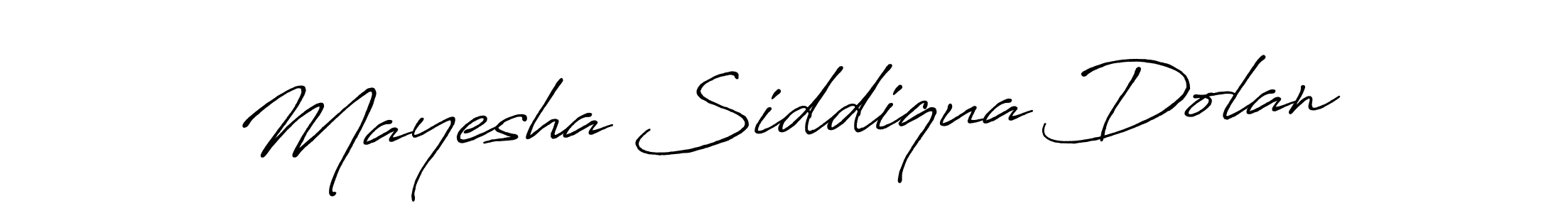 How to make Mayesha Siddiqua Dolan signature? Antro_Vectra_Bolder is a professional autograph style. Create handwritten signature for Mayesha Siddiqua Dolan name. Mayesha Siddiqua Dolan signature style 7 images and pictures png
