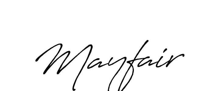 Make a beautiful signature design for name Mayfair. With this signature (Antro_Vectra_Bolder) style, you can create a handwritten signature for free. Mayfair signature style 7 images and pictures png