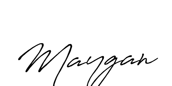 Also we have Maygan name is the best signature style. Create professional handwritten signature collection using Antro_Vectra_Bolder autograph style. Maygan signature style 7 images and pictures png