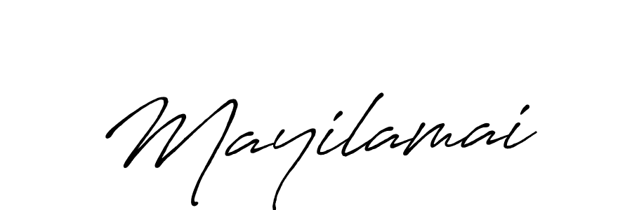 Make a beautiful signature design for name Mayilamai. With this signature (Antro_Vectra_Bolder) style, you can create a handwritten signature for free. Mayilamai signature style 7 images and pictures png