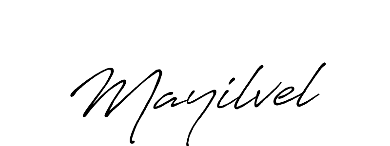 How to make Mayilvel signature? Antro_Vectra_Bolder is a professional autograph style. Create handwritten signature for Mayilvel name. Mayilvel signature style 7 images and pictures png