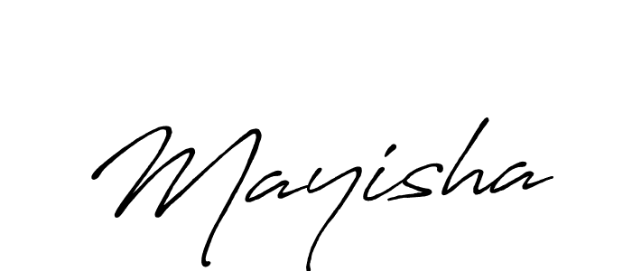 Make a beautiful signature design for name Mayisha. Use this online signature maker to create a handwritten signature for free. Mayisha signature style 7 images and pictures png