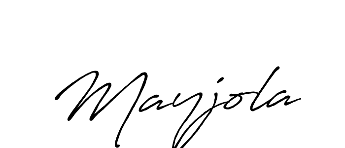 How to make Mayjola signature? Antro_Vectra_Bolder is a professional autograph style. Create handwritten signature for Mayjola name. Mayjola signature style 7 images and pictures png