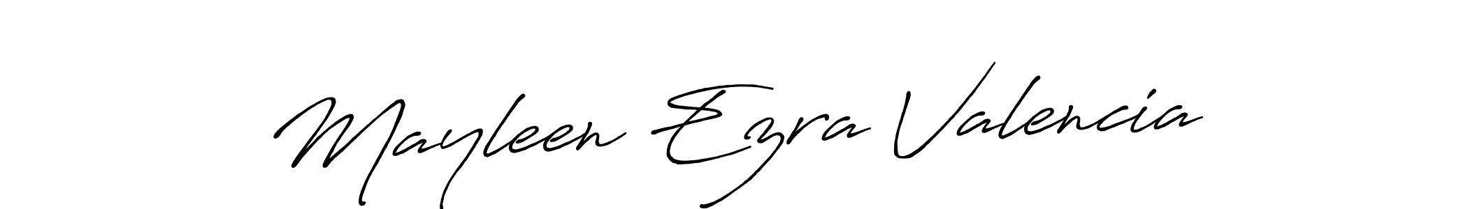 Also we have Mayleen Ezra Valencia name is the best signature style. Create professional handwritten signature collection using Antro_Vectra_Bolder autograph style. Mayleen Ezra Valencia signature style 7 images and pictures png