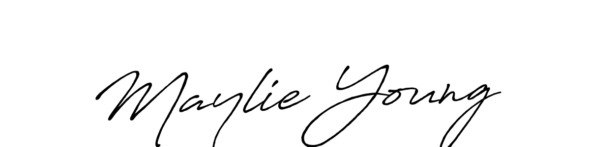 Make a short Maylie Young signature style. Manage your documents anywhere anytime using Antro_Vectra_Bolder. Create and add eSignatures, submit forms, share and send files easily. Maylie Young signature style 7 images and pictures png