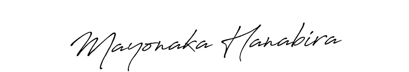 Use a signature maker to create a handwritten signature online. With this signature software, you can design (Antro_Vectra_Bolder) your own signature for name Mayonaka Hanabira. Mayonaka Hanabira signature style 7 images and pictures png