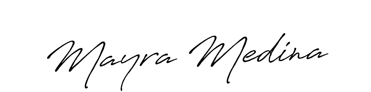 if you are searching for the best signature style for your name Mayra Medina. so please give up your signature search. here we have designed multiple signature styles  using Antro_Vectra_Bolder. Mayra Medina signature style 7 images and pictures png