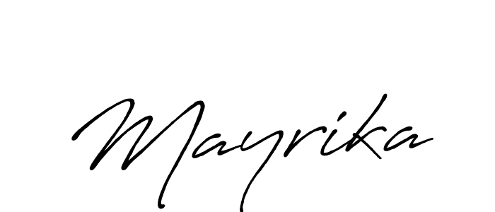 Similarly Antro_Vectra_Bolder is the best handwritten signature design. Signature creator online .You can use it as an online autograph creator for name Mayrika. Mayrika signature style 7 images and pictures png