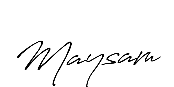 Make a beautiful signature design for name Maysam. Use this online signature maker to create a handwritten signature for free. Maysam signature style 7 images and pictures png