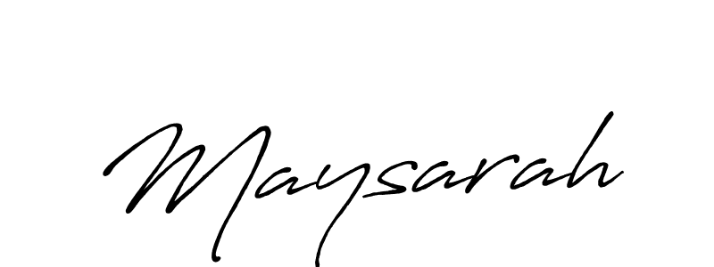 The best way (Antro_Vectra_Bolder) to make a short signature is to pick only two or three words in your name. The name Maysarah include a total of six letters. For converting this name. Maysarah signature style 7 images and pictures png