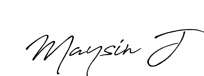 Similarly Antro_Vectra_Bolder is the best handwritten signature design. Signature creator online .You can use it as an online autograph creator for name Maysin J. Maysin J signature style 7 images and pictures png