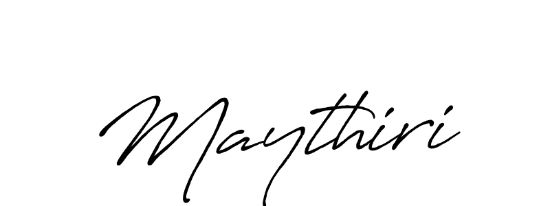 Create a beautiful signature design for name Maythiri. With this signature (Antro_Vectra_Bolder) fonts, you can make a handwritten signature for free. Maythiri signature style 7 images and pictures png