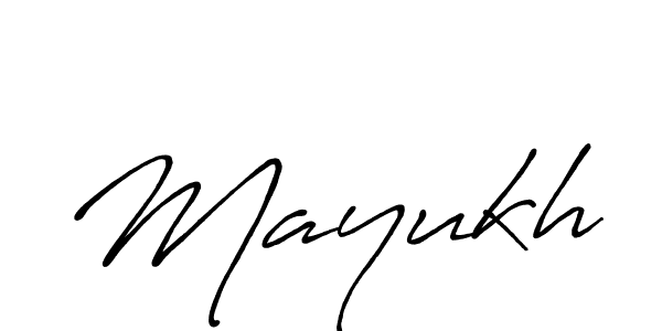 Create a beautiful signature design for name Mayukh. With this signature (Antro_Vectra_Bolder) fonts, you can make a handwritten signature for free. Mayukh signature style 7 images and pictures png