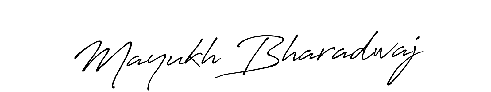 Antro_Vectra_Bolder is a professional signature style that is perfect for those who want to add a touch of class to their signature. It is also a great choice for those who want to make their signature more unique. Get Mayukh Bharadwaj name to fancy signature for free. Mayukh Bharadwaj signature style 7 images and pictures png
