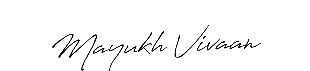 How to Draw Mayukh Vivaan signature style? Antro_Vectra_Bolder is a latest design signature styles for name Mayukh Vivaan. Mayukh Vivaan signature style 7 images and pictures png