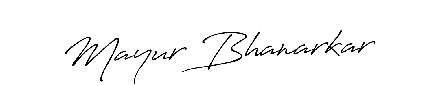 It looks lik you need a new signature style for name Mayur Bhanarkar. Design unique handwritten (Antro_Vectra_Bolder) signature with our free signature maker in just a few clicks. Mayur Bhanarkar signature style 7 images and pictures png
